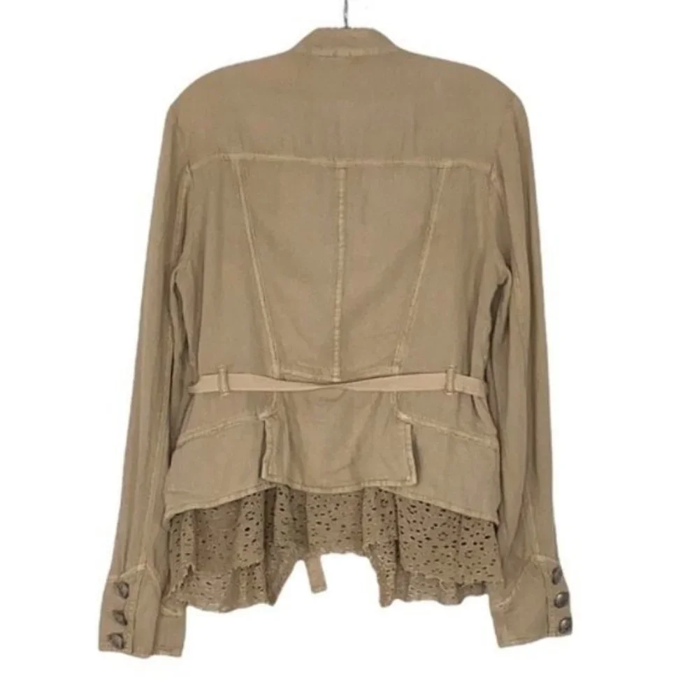 SOLD FREE PEOPLE Emilia Jacket In Corduroy Sand - Picture 3 of 5